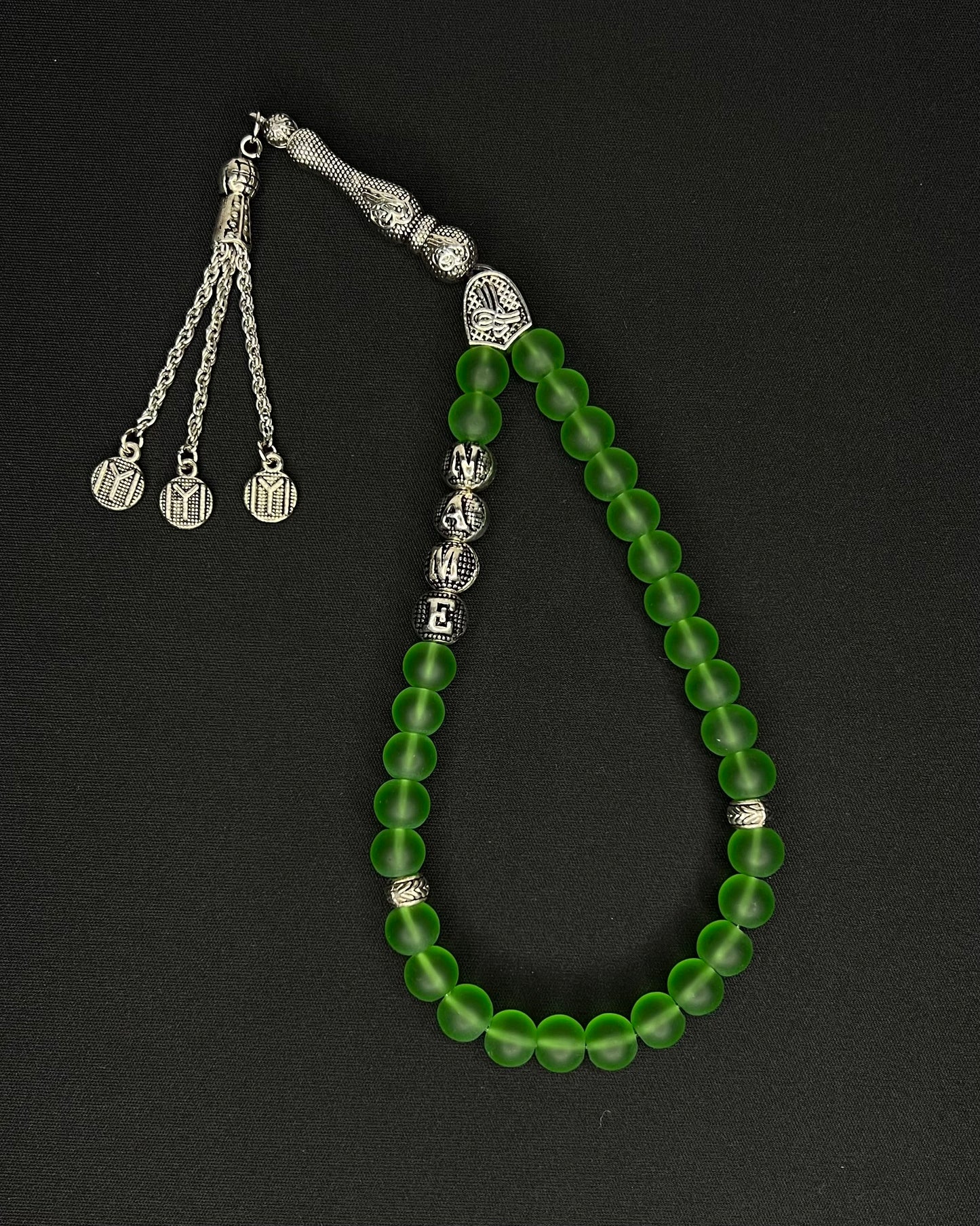 Naturstein Gebetskette mit Name