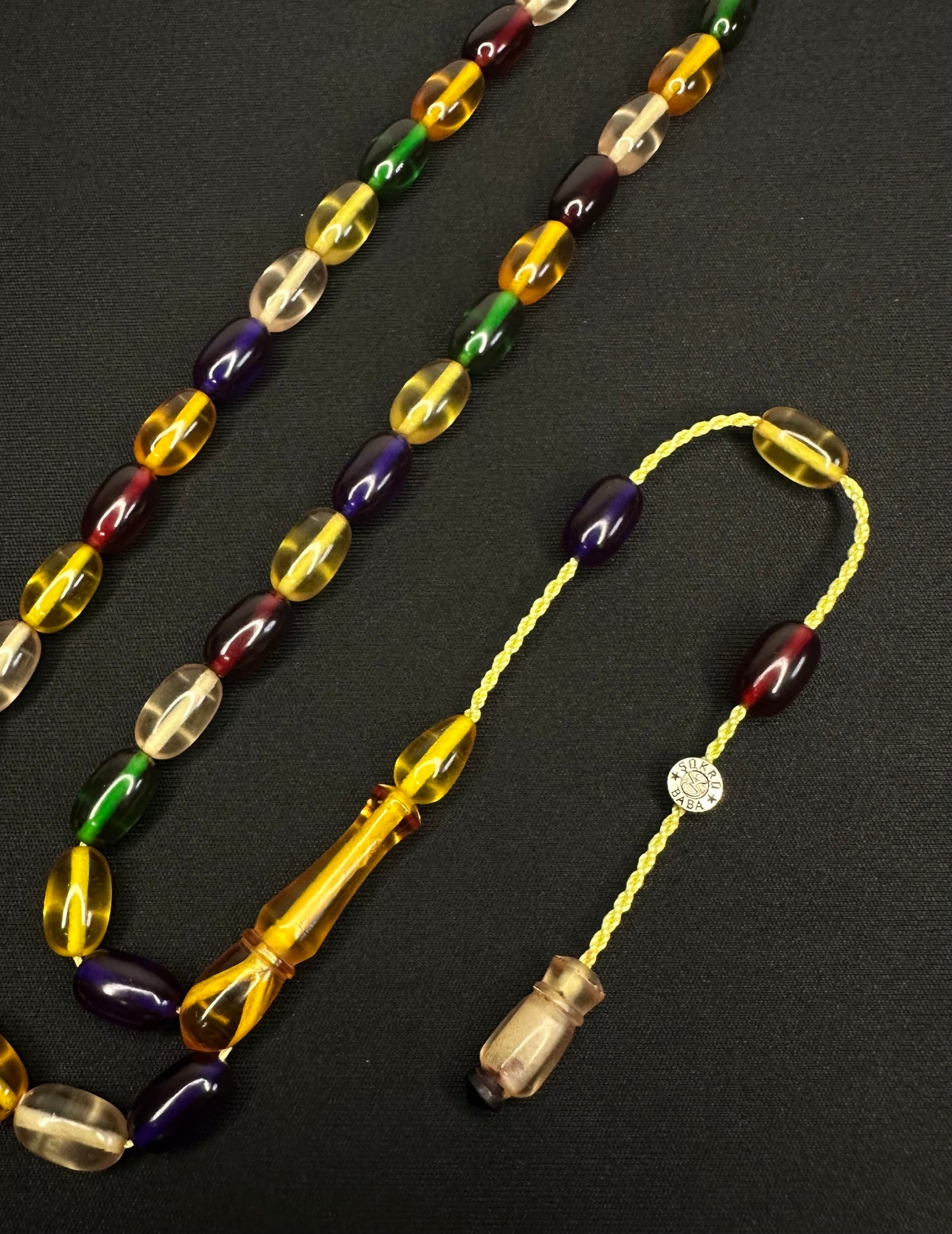 Sistemli Ates Kehribar Tesbih