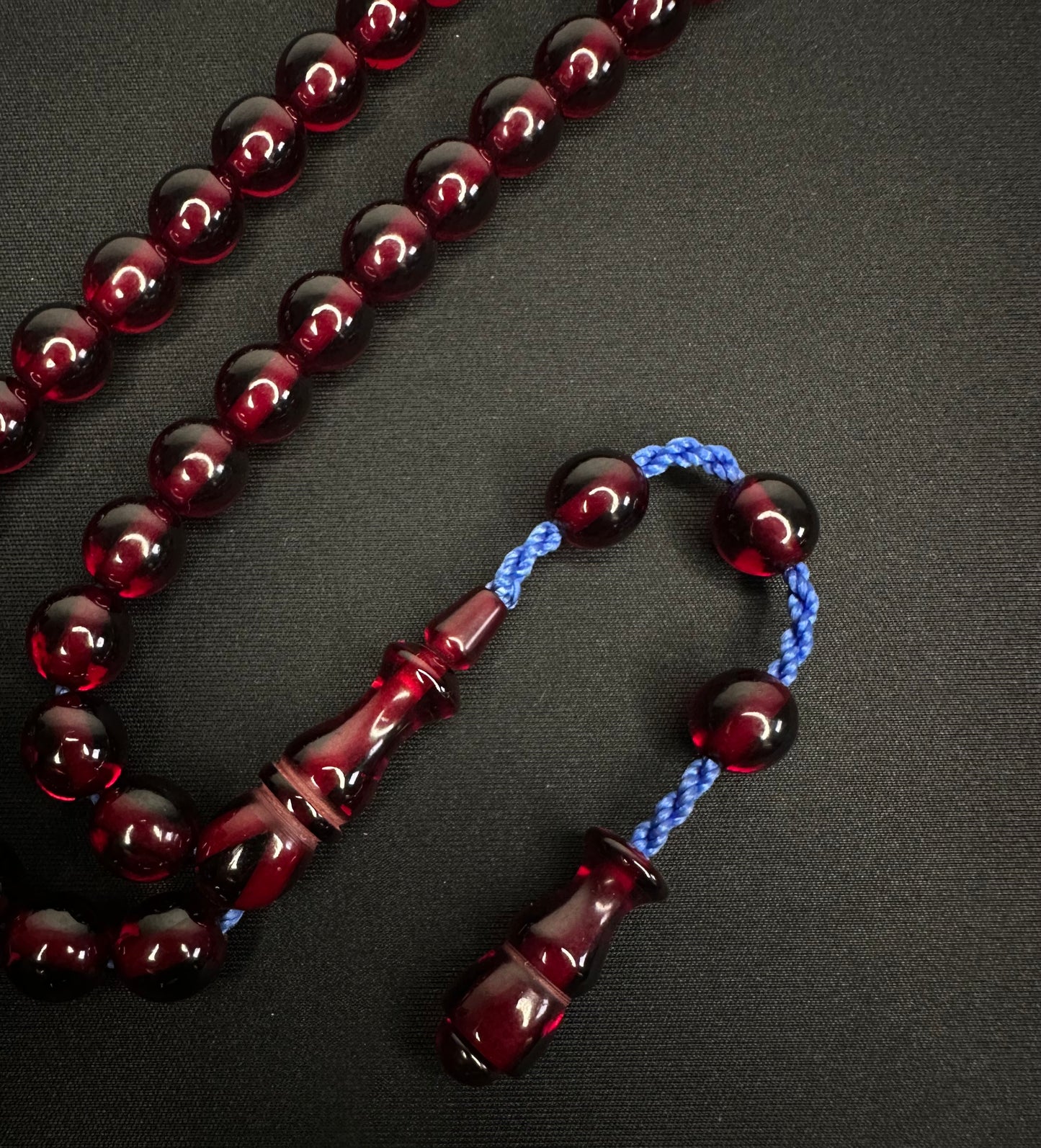 Sistemli Ates Kehribar Tesbih