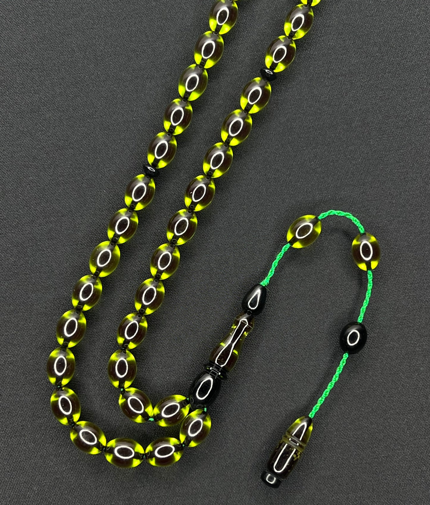 Sistemli Ates Kehribar Tesbih