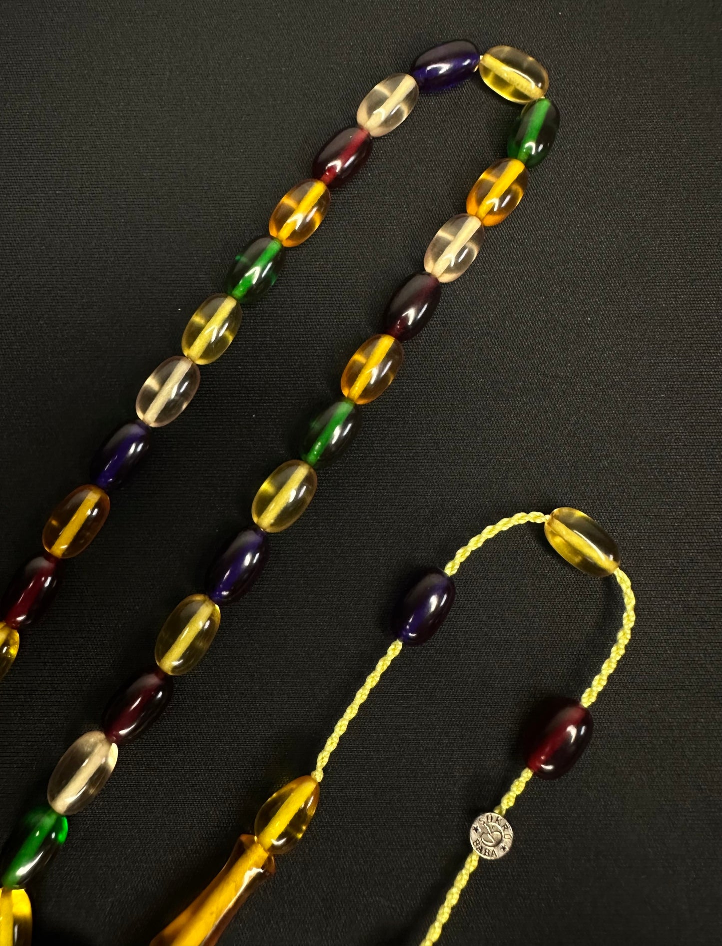 Sistemli Ates Kehribar Tesbih