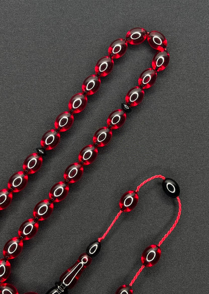 Sistemli Ates Kehribar Tesbih