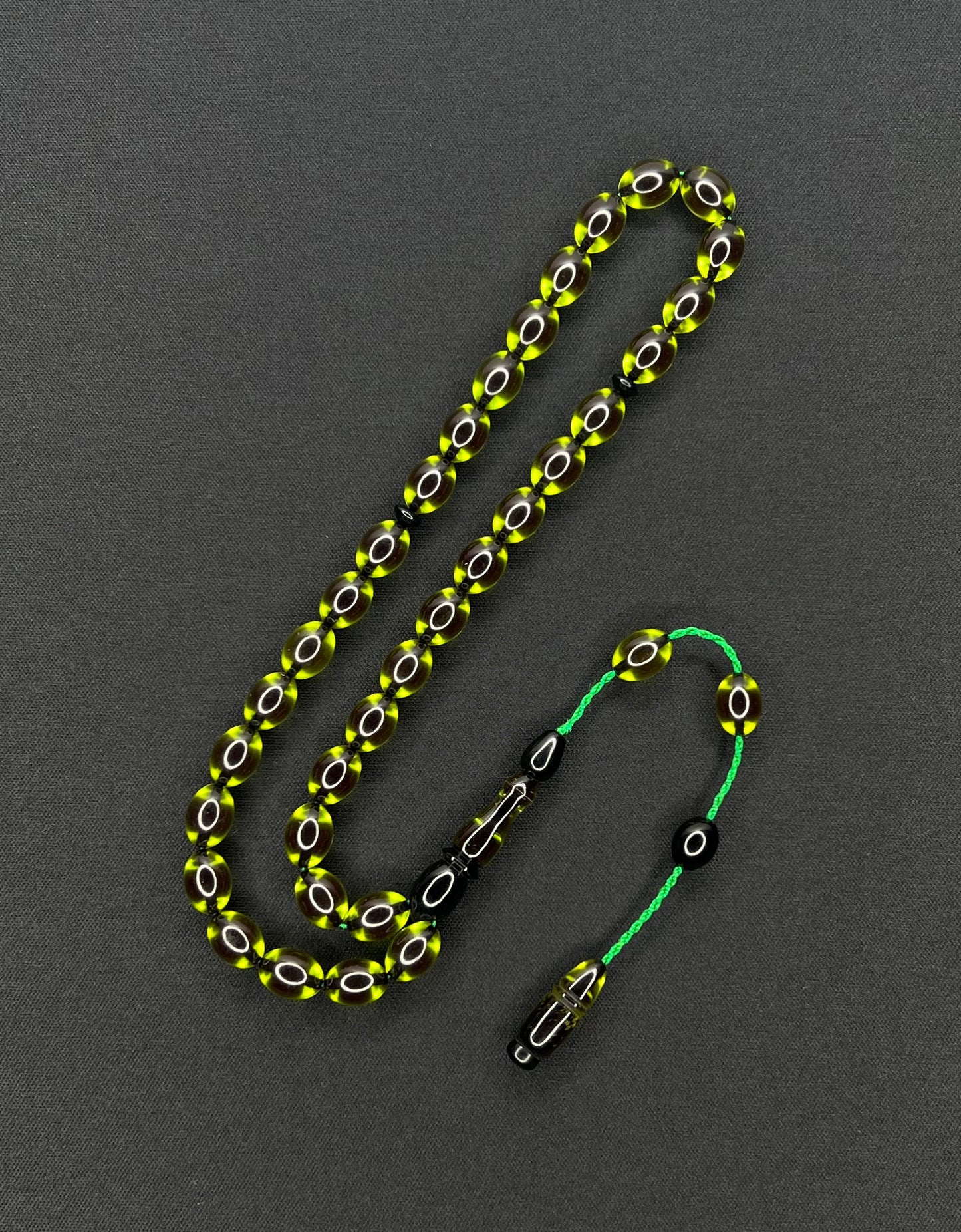 Sistemli Ates Kehribar Tesbih