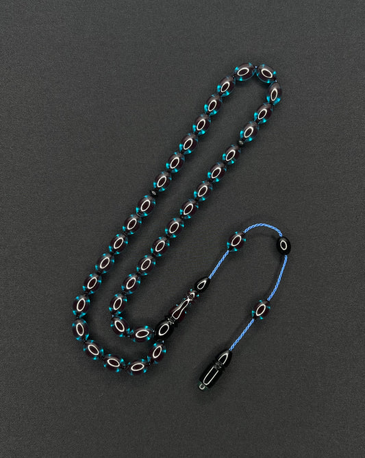 Sistemli Ates Kehribar Tesbih