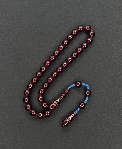 Sistemli Ates Kehribar Tesbih