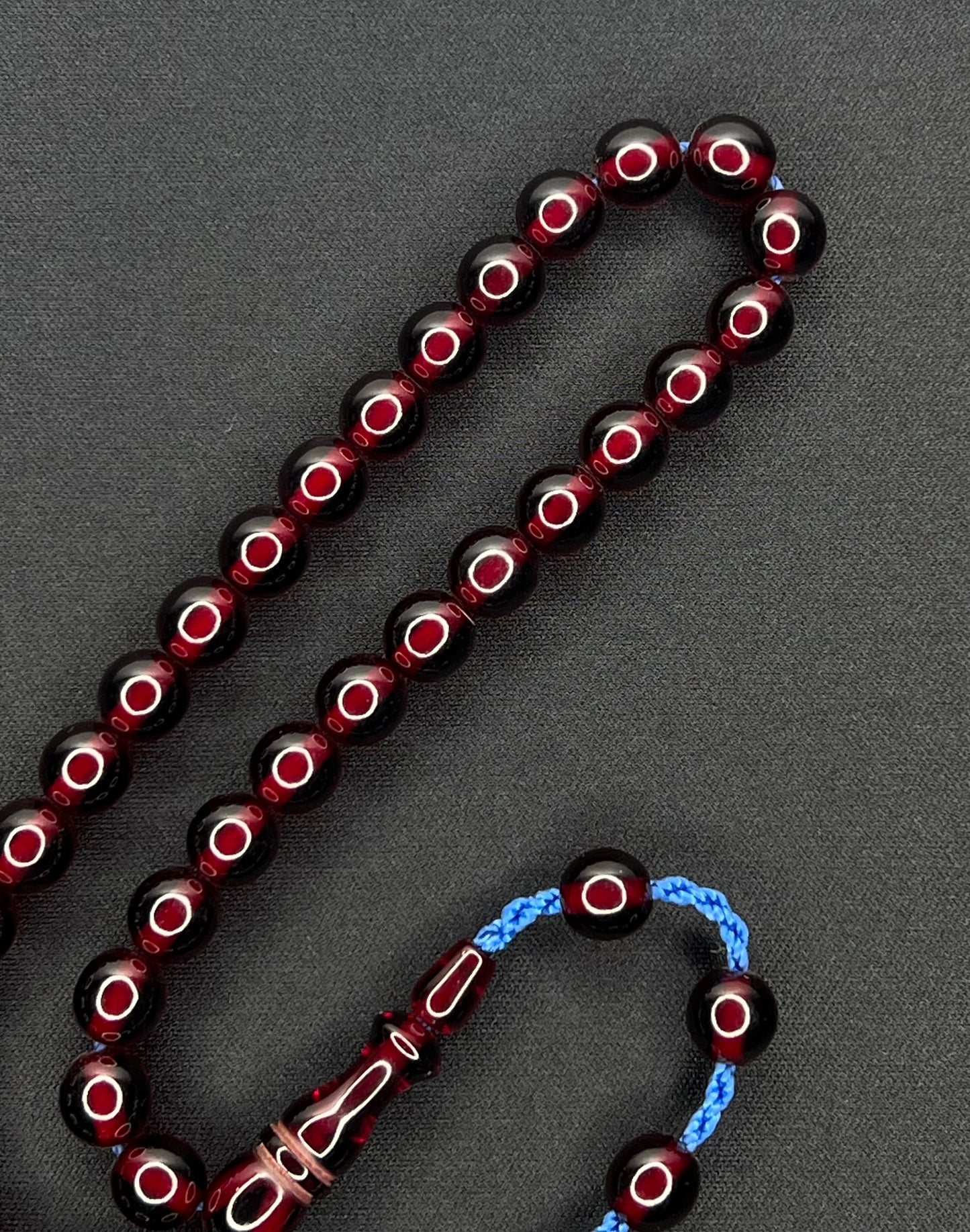 Sistemli Ates Kehribar Tesbih