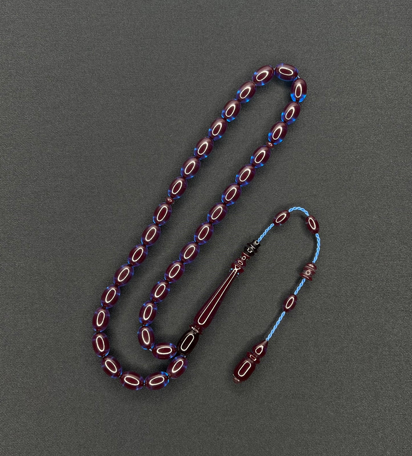 Sistemli Ates Kehribar Tesbih