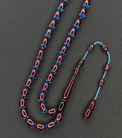 Sistemli Ates Kehribar Tesbih