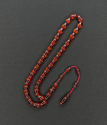 Sistemli Ates Kehribar Tesbih