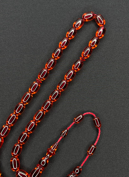 Sistemli Ates Kehribar Tesbih